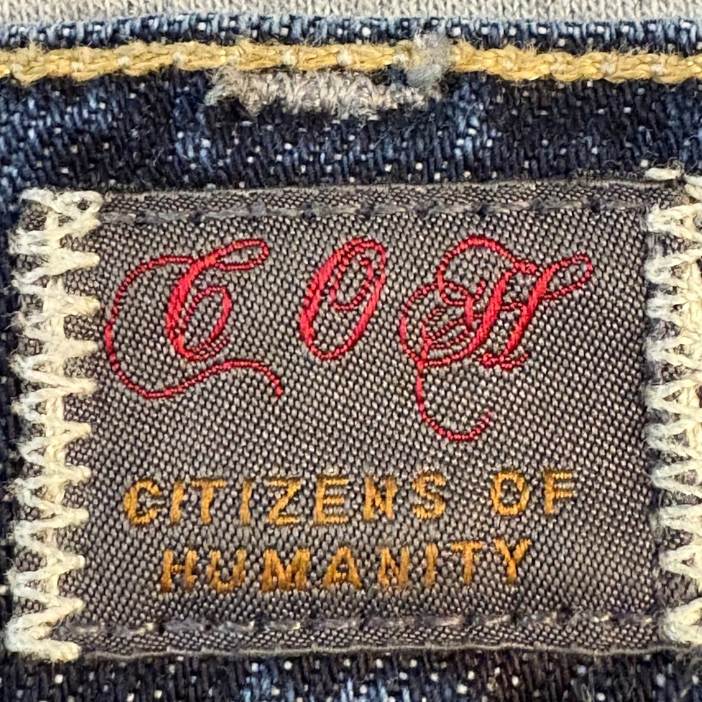 Citizens of Humanity Kelly Bootcut Jeans Blue Wash Low Rise Flare Size 31 (34) - Picture 12 of 12